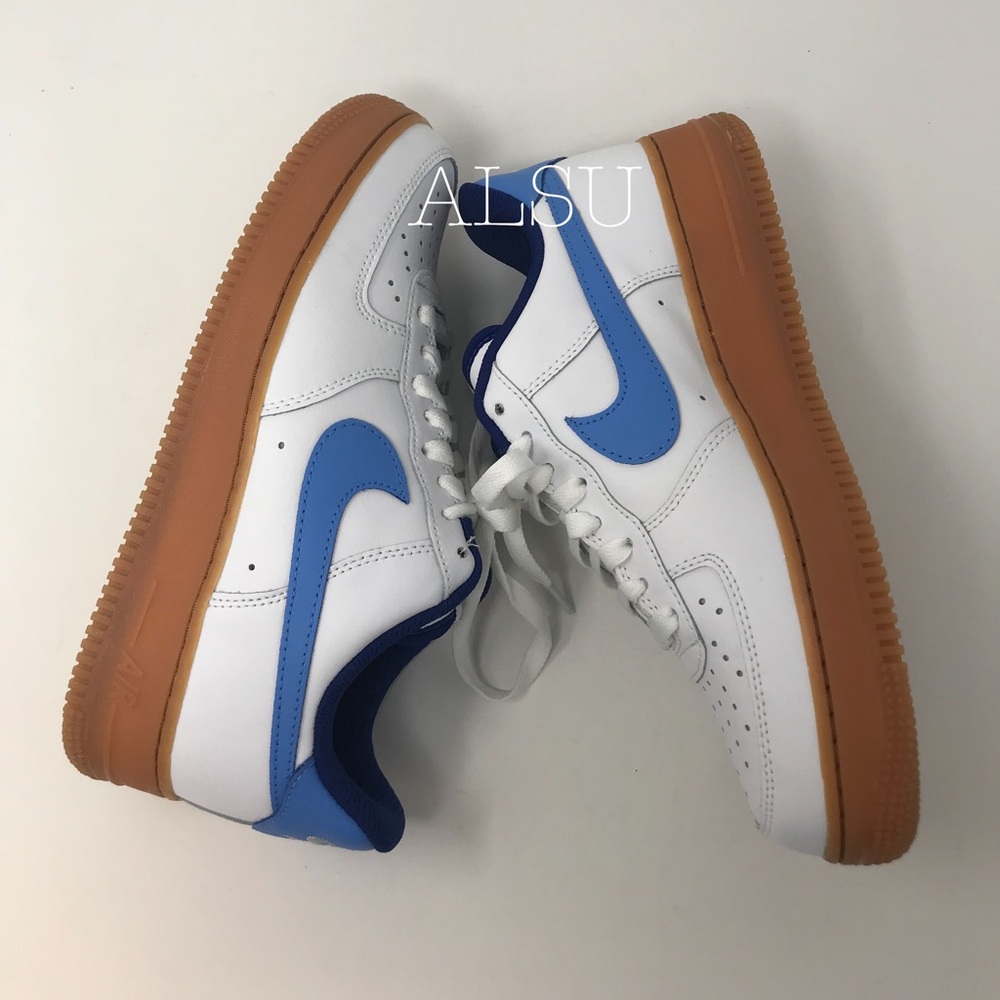 Nike Custom Air Force 1’07 Tristan White Blue W - Picture 6 of 8